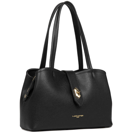 LANCASTER - Sac cabas épaule - Top Double - Noir