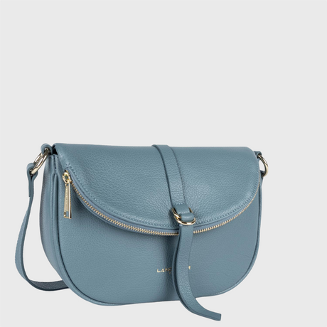 LANCASTER - Sac besace - Dune Gaia - Bleu