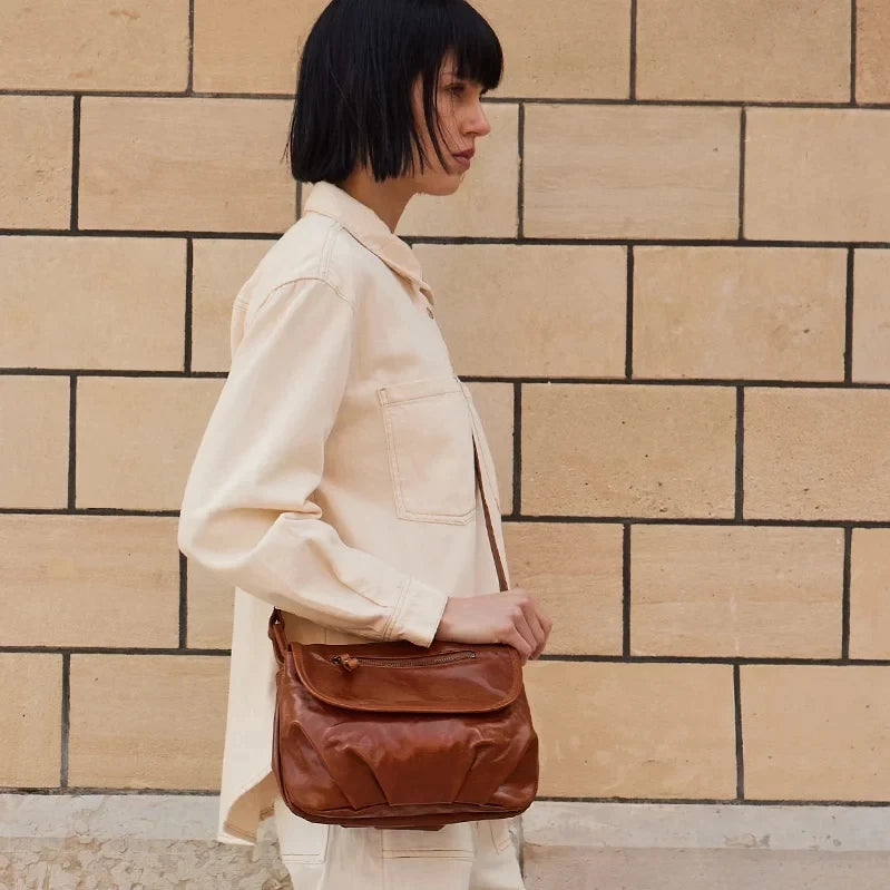 NAT & NIN - Sac bandoulière - Jenny - Cognac