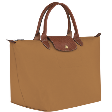 LONGCHAMP - Le pliage original - sac porté main M - Toile recyclée - Chamois