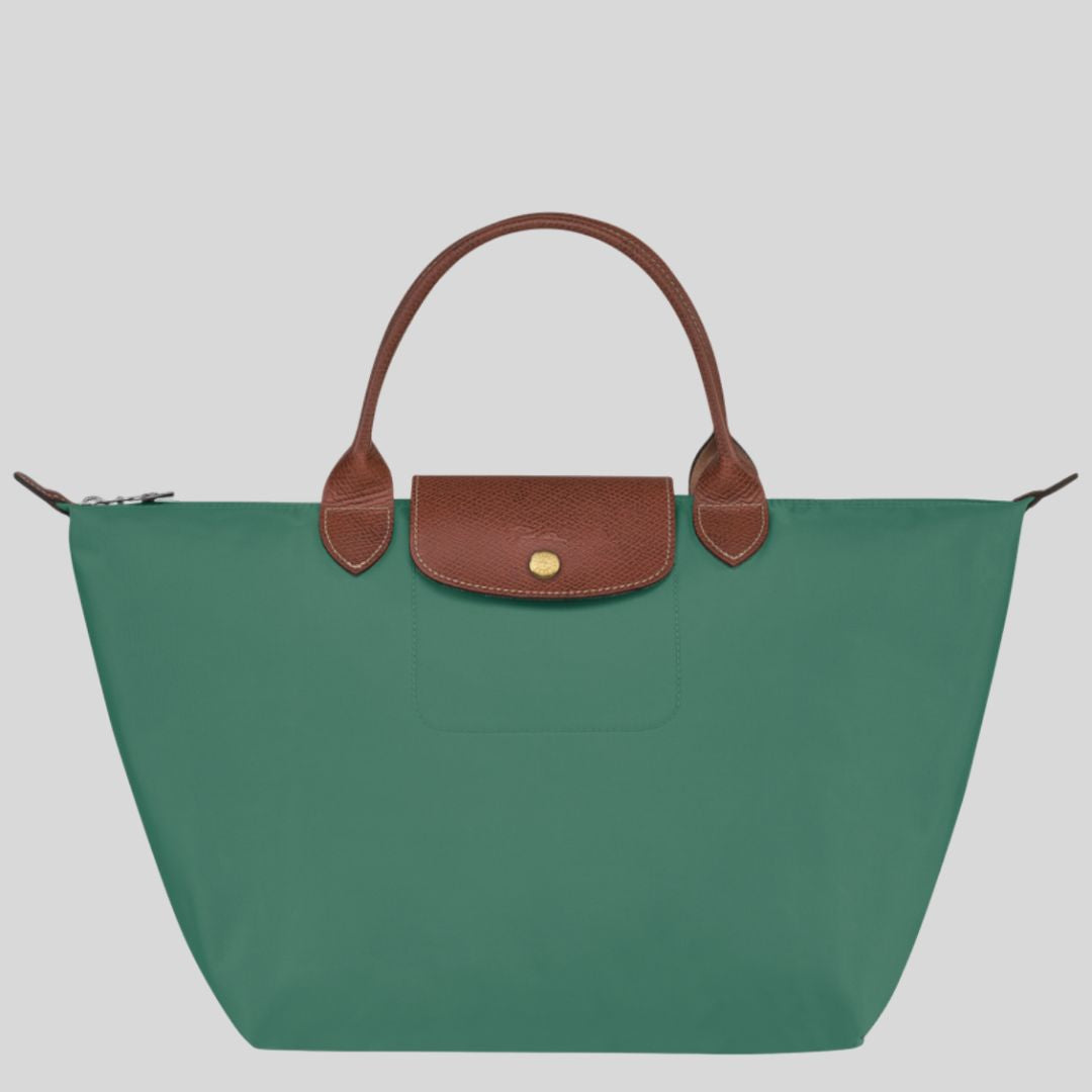 LONGCHAMP - Le pliage original - sac porté main M - Toile recyclée - Sauge