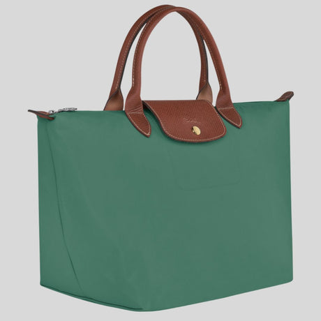 LONGCHAMP - Le pliage original - sac porté main M - Toile recyclée - Sauge