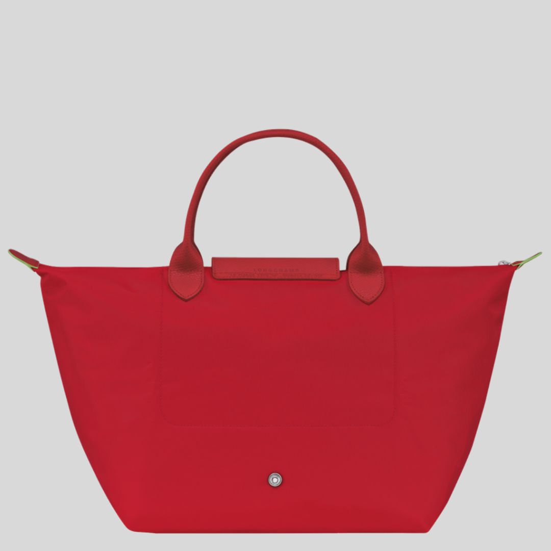 LONGCHAMP - Sac à main M - Le Pliage Green - Tomate