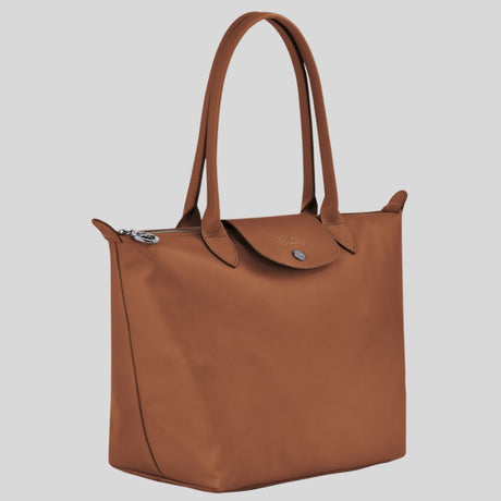 LONGCHAMP - Sac cabas M Le pliage Xtra - Cuir - Cognac