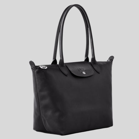 LONGCHAMP - Sac cabas M Le pliage Xtra - Cuir - Noir