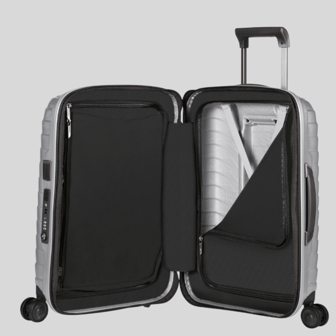 SAMSONITE -  Valise cabine rigide extensible - Proxis - 55 cm - Silver