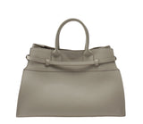 Christian Villa Milano- Gwen sac cuir grainé taupe clair