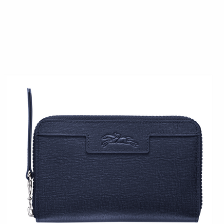 LONGCHAMP - Portefeuille compact - Le Pliage Néo - Navy BAGADIE PARIS