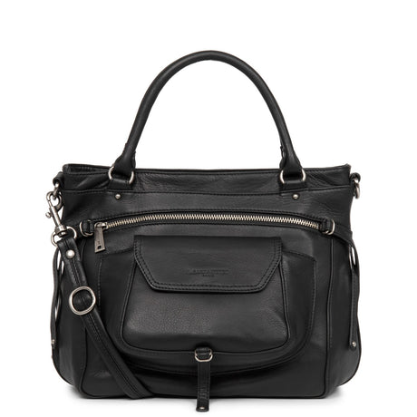 LANCASTER - Cabas - Soft vintage - Noir BAGADIE PARIS