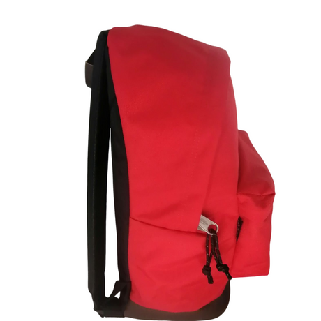 Sac à dos en toile et cuir Eastpak gamme Wyoming couleur rouge