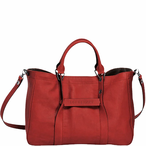 LONGCHAMP Sac porté main 3D - Rouge BAGADIE PARIS