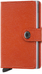 SECRID - Porte cartes Miniwallet Crisple - Orange BAGADIE PARIS