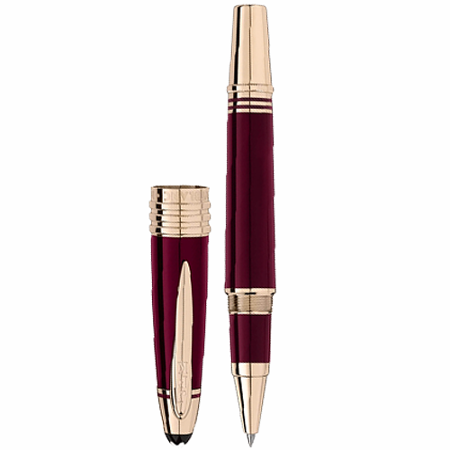 MONTBLANC Stylo Rollerball JFK - bordeaux BAGADIE PARIS