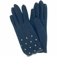 VINCENT PRADIER Gants tactiles étoilés - Bleu BAGADIE PARIS