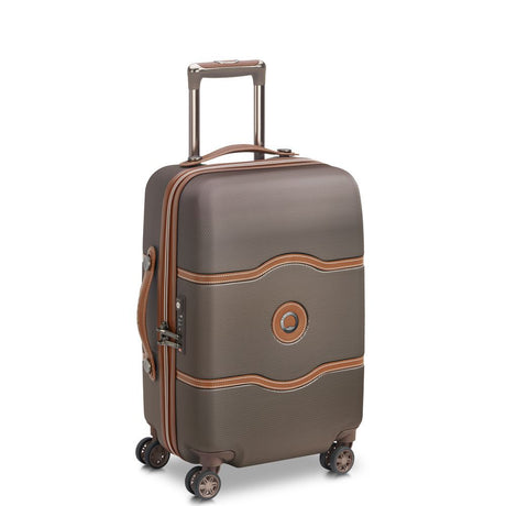 DELSEY Valise cabine 55 cm Châtelet Air Chocolat BAGADIE PARIS