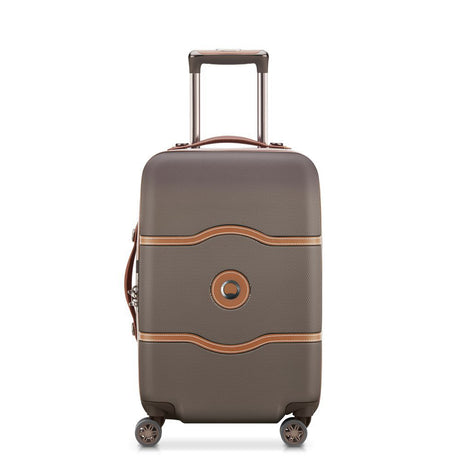 DELSEY Valise cabine 55 cm Châtelet Air Chocolat BAGADIE PARIS